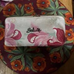 ワコール Salute 花柄ポーチ