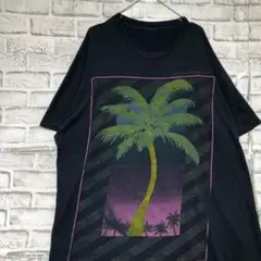 USA製90sヴィンテージTシャツ！シングルステッチ　ブラック半袖古着XL716