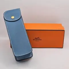 【美品】HERMES★エルメス★ペンケース★ブルージーン★ヴィンテージ