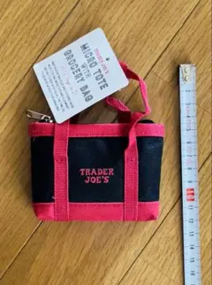 TRADER JOE'S ミニトートバッグ 黒と赤