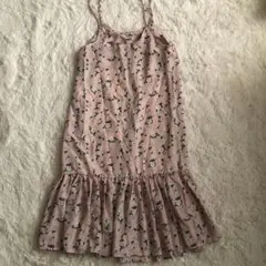 花柄　キャミワンピース★未使用　フリルワンピース　ティアードワンピース