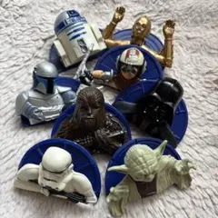 中古品　PEPSI STAR WARS スターウォーズ　クリップ　8点セット