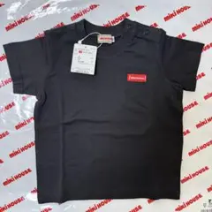 【ミキハウス】ベビー 半袖Tシャツ（サイズ80） 新品タグ付き 黒