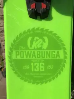 K2 powabungaファットスキー バックカントリー