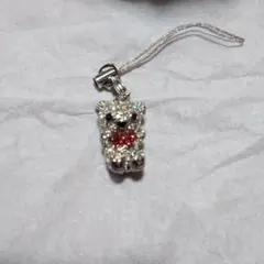 スワロフスキー テディベアストラップ