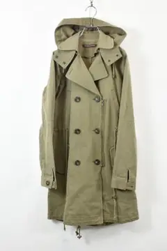 COMPTOIR COTONNIERS ロング モッズコート ジャケット カーキ
