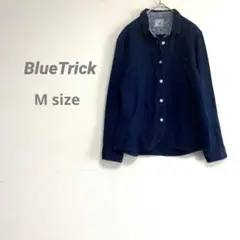 【ブルートリック】レディース 長袖ボタンシャツ 綿100% 胸ポケット 薄手