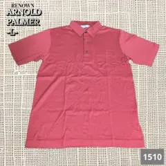 A-1510〈ARNOLD PALMER〉ポロシャツ L 赤 ボーダー