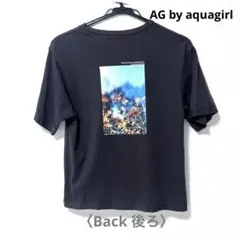 【AG by aquagirl】バックプリント半袖Tシャツ