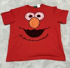 古着 2枚タグ ボックスサイズ エルモ tシャツ