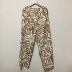 【美品】BEAUTY＆YOUTH プリント カジュアルパンツ