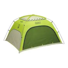 Coleman 高品質2〜3人様テントタープ グリーン×イエロー 少人数用