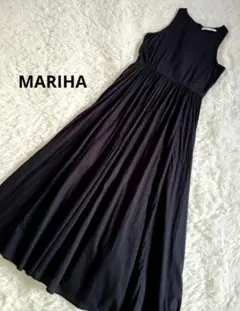 MARIHA　夏のレディのドレス　ブラック　マキシワンピース