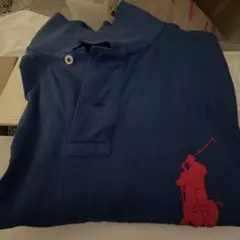 ラルフローレン青 ビックポニー