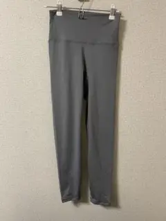 グレー ハイウエスト レギンス