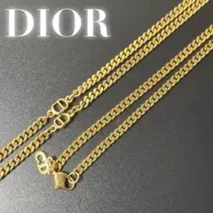 美品★ディオール　CD チェーン　ネックレス　ロング　ゴールド　喜平