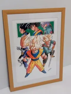 鳥山明の世界　複製原画ポスターB4サイズ5点セット　ドラゴンボール等 ☆ 鳥山明の世界展 B 複製原画 ポスター 複製サイン ドラゴンボール