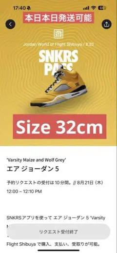 エア ジョーダン 5 Varsity Maize and Wolf Grey