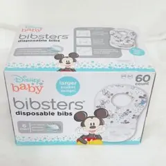 未使用品 Disney bibsters 使い捨てビブ 60枚入り