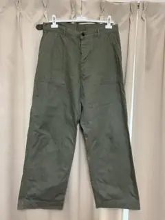 denimeドゥニーム ベーカーパンツ ヘリンボーン 古着