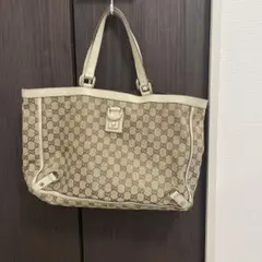 GUCCI グッチ GGキャンバス アビー トートバッグ