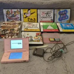 ニンテンドーDS本体とソフト10本、ガイドブック