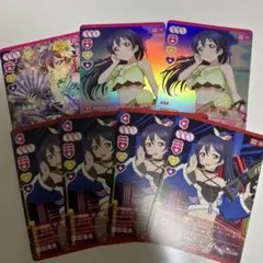 園田海未　ラブカ　 7枚セット