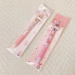 ［新品］キャンドゥ　3色ボールペン　マイメロディ　2点セット
