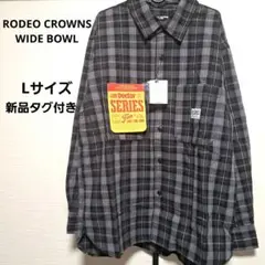 RODEO CROWNS　ロデオLサイズ 新品タグ付きネルシャツ
