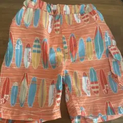 サーフボード柄オレンジ水着