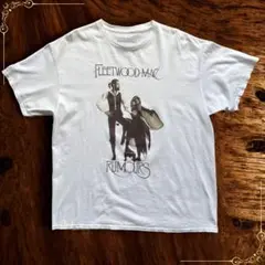 FLEETWOOD MAC ロックバンドTシャツ バンT 白 ホワイト 噂 古着