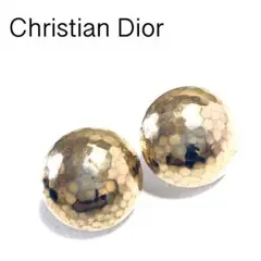 Dior ボール ゴールド イヤリング ラウンド ヴィンテージ O2210024
