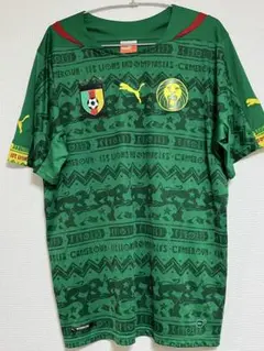 美品　カメルーン代表 ユニフォーム　サッカー　 PUMA 半袖　2014年W杯