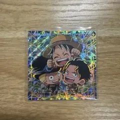 ワンピース大海賊シールウエハースLOG.4 ルフィ&エース&サボ　SEC