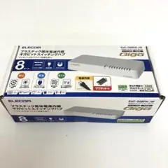 A128- ELECOM スイッチングハブ EHC-G08PN-JW