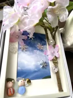 桜　風景　お花　ハンドメイド