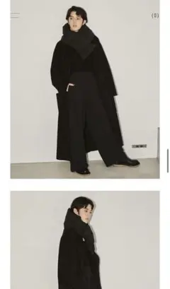 TODAYFUL Wool Over Coat 36 ブラック