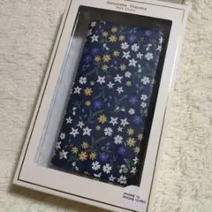iPhone12/12Pro Samantha Thavasa 手帳 花柄 藍色