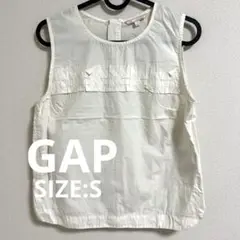 gap ギャップ ノースリーブ トップス ホワイト
