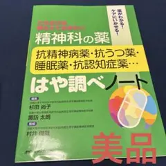 精神科の薬 ―抗精神病薬・抗うつ薬・睡眠薬・抗認知症薬…―はや調べノート