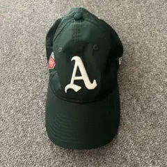 New Era ダークグリーンキャップ A刺繍 2018 AZ