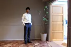class super slim slacks 堀切　グレー　 サイズ2