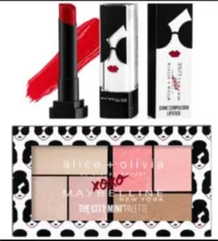 限定★Aliceu0026Olivia x Maybelline リップ&アイシャドウ