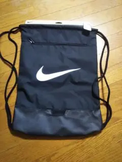 大容量補強付き】新品ナイキ ナップサック ジムサックリュック ブラック NIKE