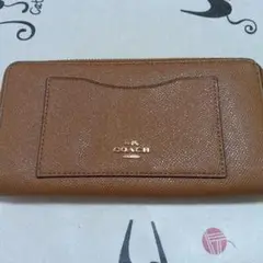 未使用✨COACH✨コーチ✨ ブラウン ラウンド型長財布