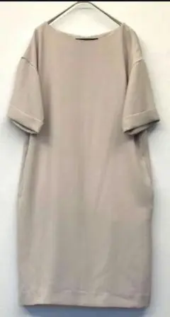 値下げ未使用　ワンピース　ベージュ　36