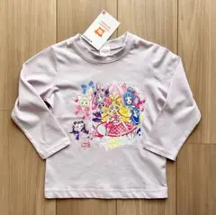 【新品】キミとアイドル プリキュア ロンT パープル 100㎝