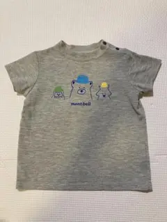 mont-bell グレー Tシャツ キャラクター