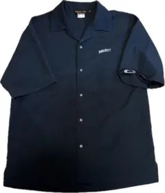 Original John ブラック オープンカラーシャツ L 英国反逆分子