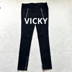 【ビッキー】Mスキニーパンツ スリムフィット　ナイロンパンツ